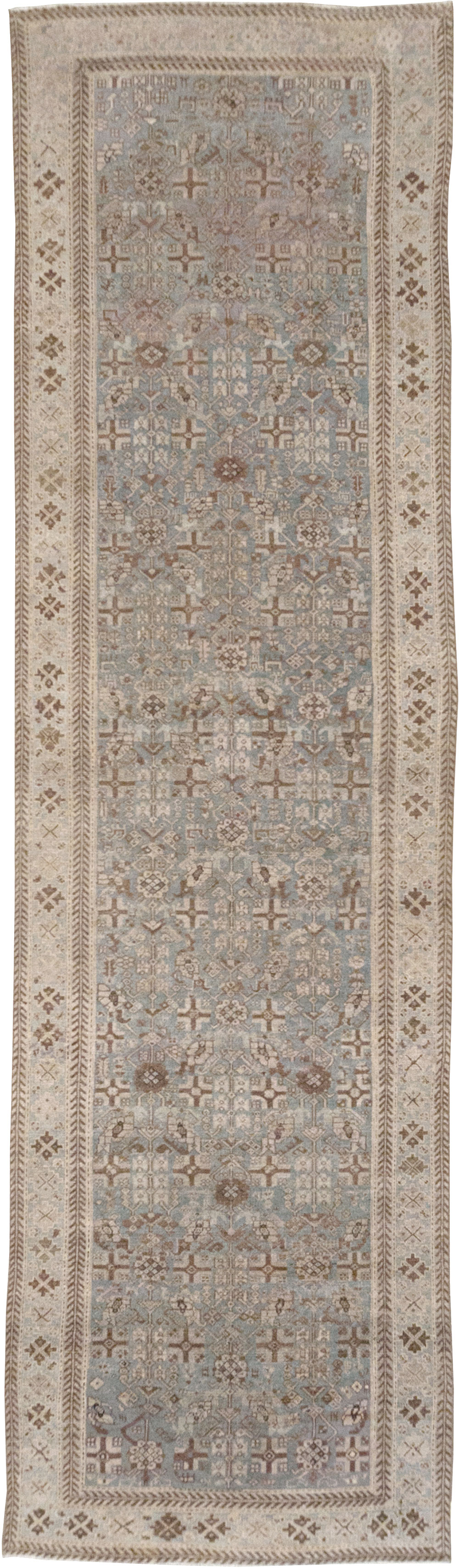 Antique Persian Malayer Long Gallery Carpet, No.31216 - Staging