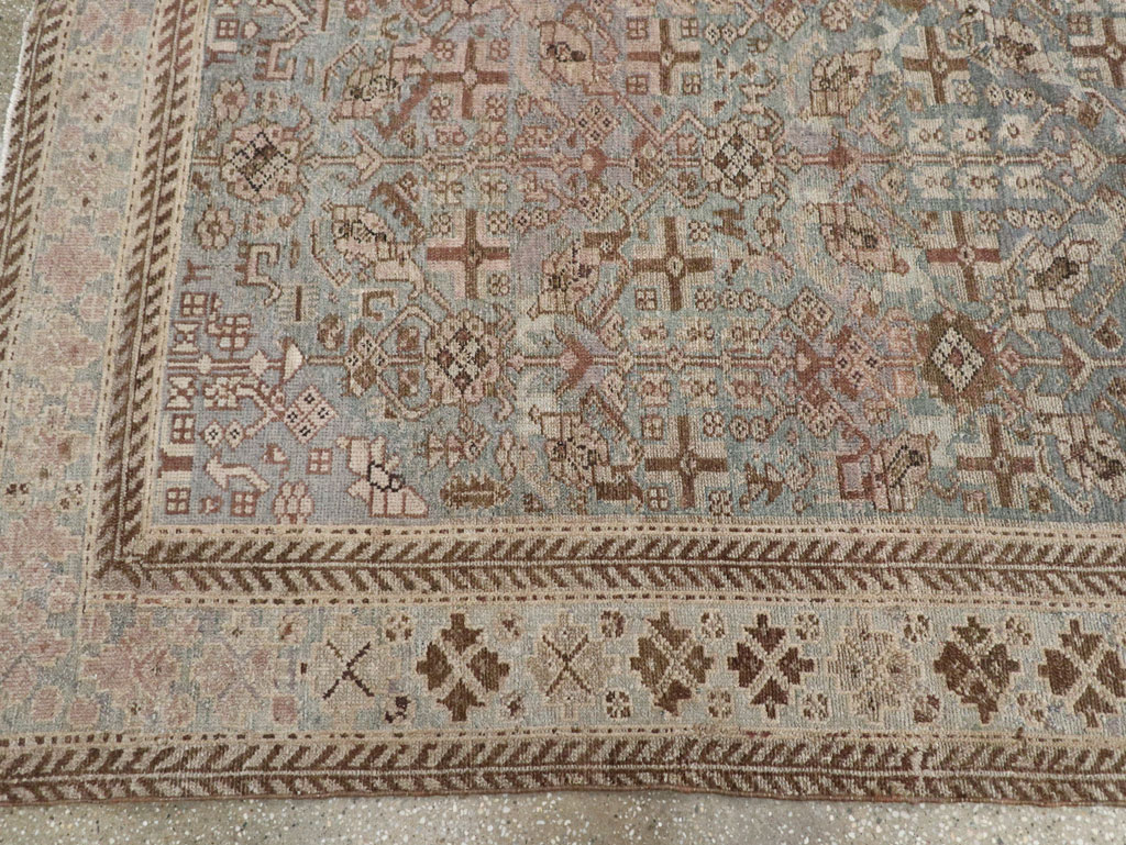 Antique Persian Malayer Long Gallery Carpet, No.31216 - Staging