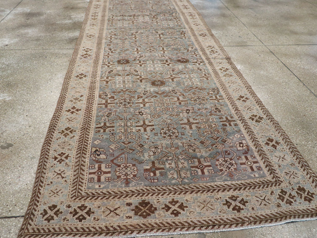 Antique Persian Malayer Long Gallery Carpet, No.31216 - Staging