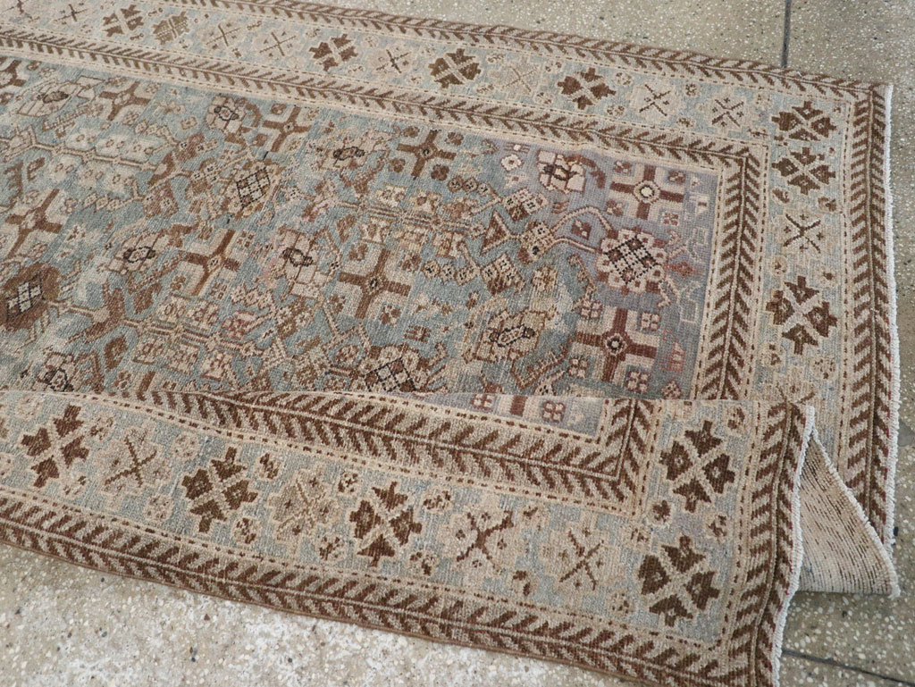 Antique Persian Malayer Long Gallery Carpet, No.31216 - Staging