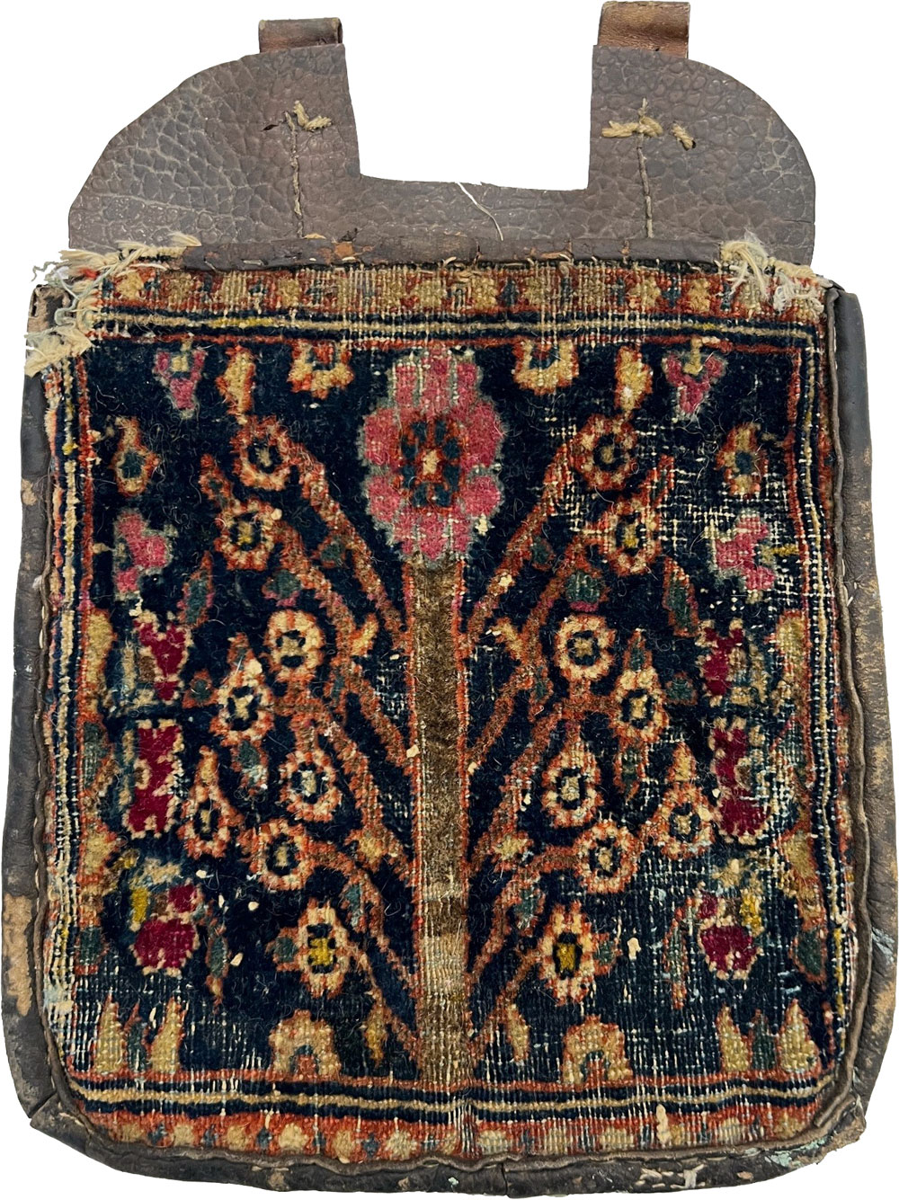 Antique Persian Tabriz Bag, No.31221 - Staging