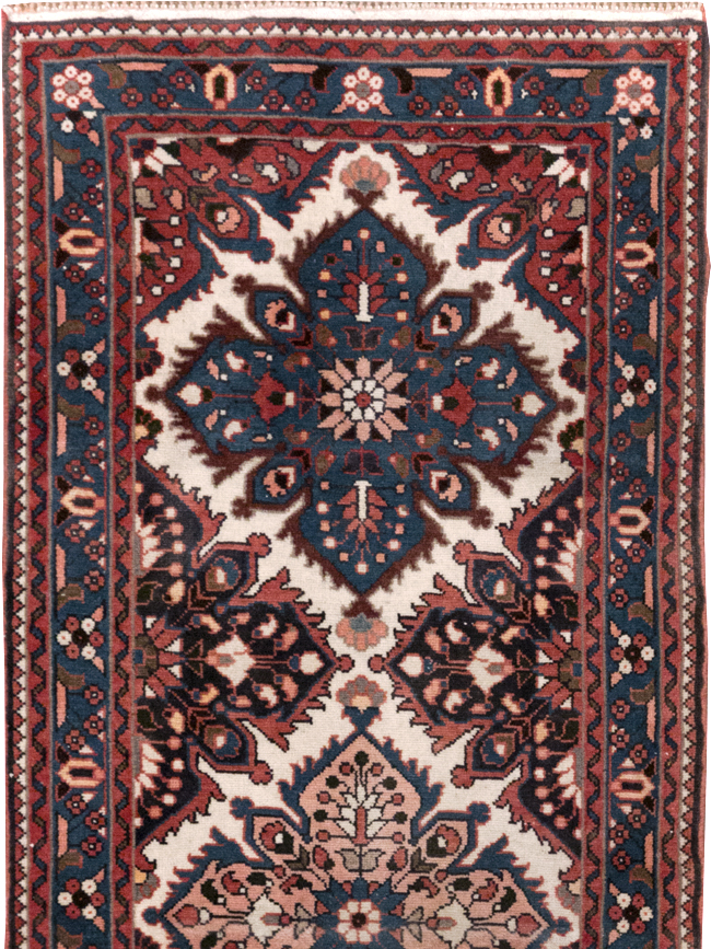 Vintage Persian Hamadan Runner, No.31224 - Staging
