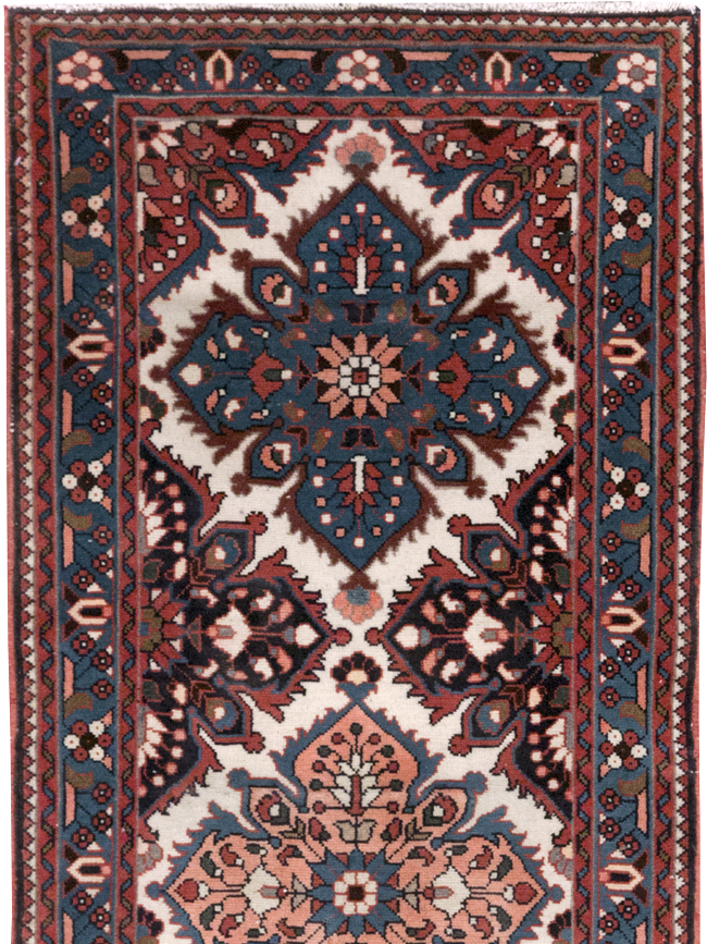 Vintage Persian Hamadan Runner, No.31224 - Staging