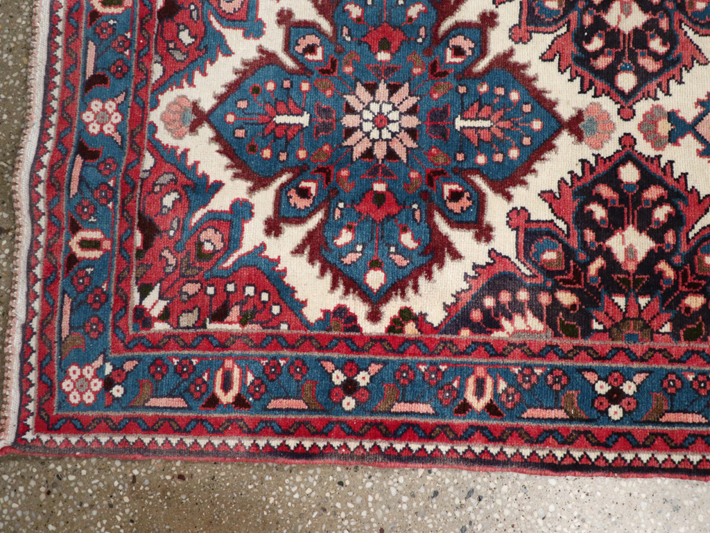 Vintage Persian Hamadan Runner, No.31224 - Staging