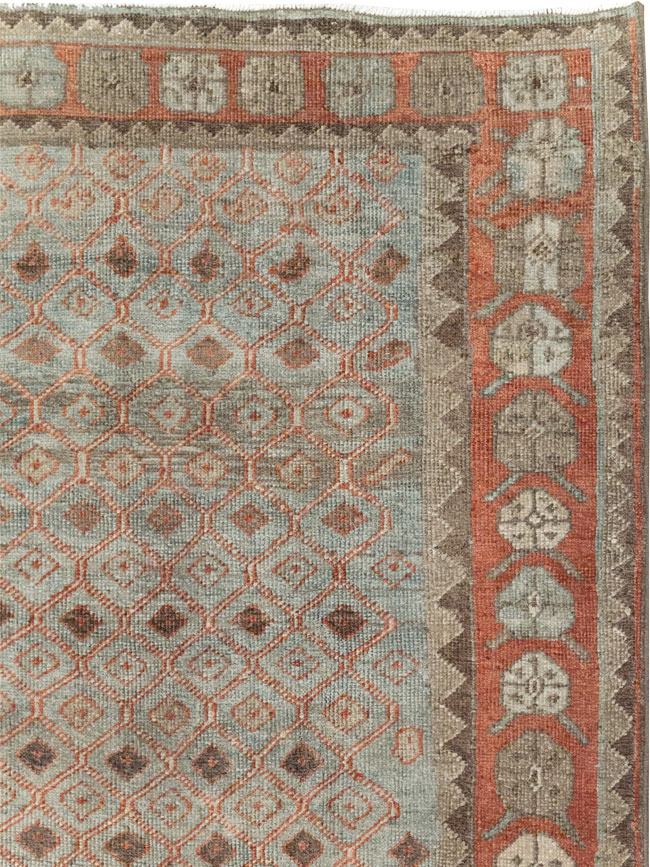 Vintage Persian Veece Accent Carpet, No.31228 - Staging