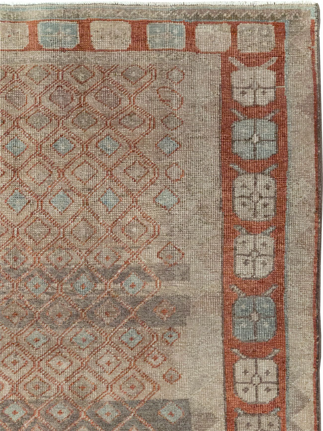 Vintage Persian Veece Accent Carpet, No.31228 - Staging
