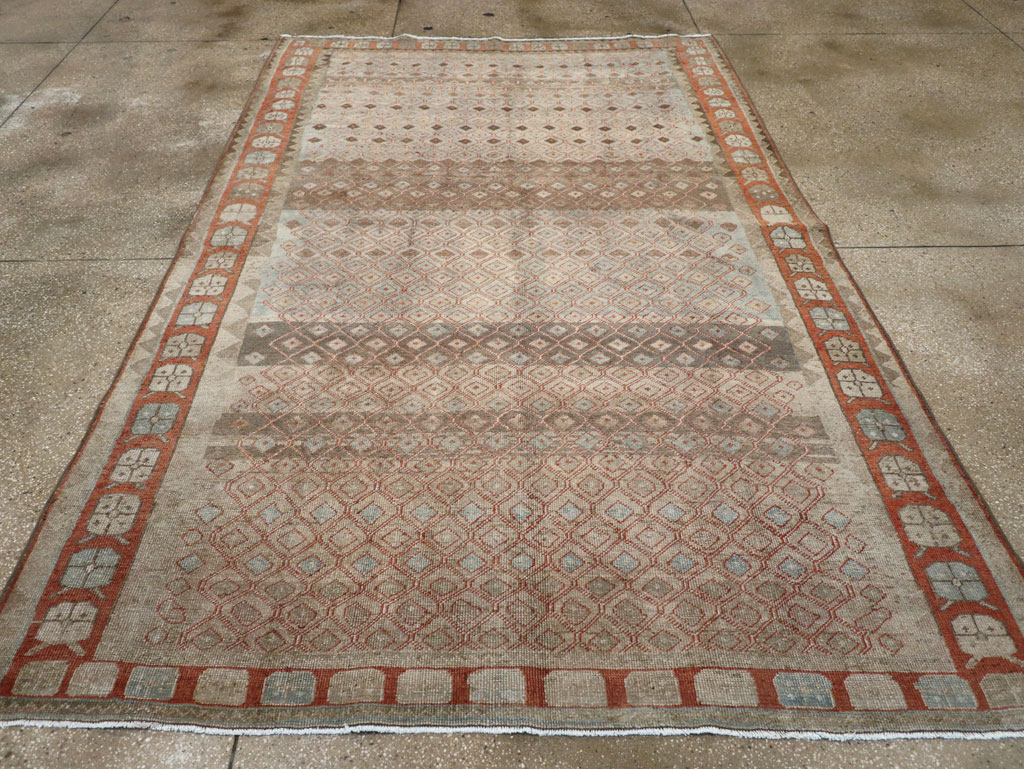 Vintage Persian Veece Accent Carpet, No.31228 - Staging