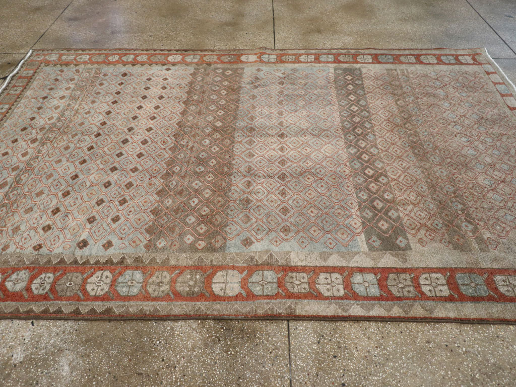 Vintage Persian Veece Accent Carpet, No.31228 - Staging