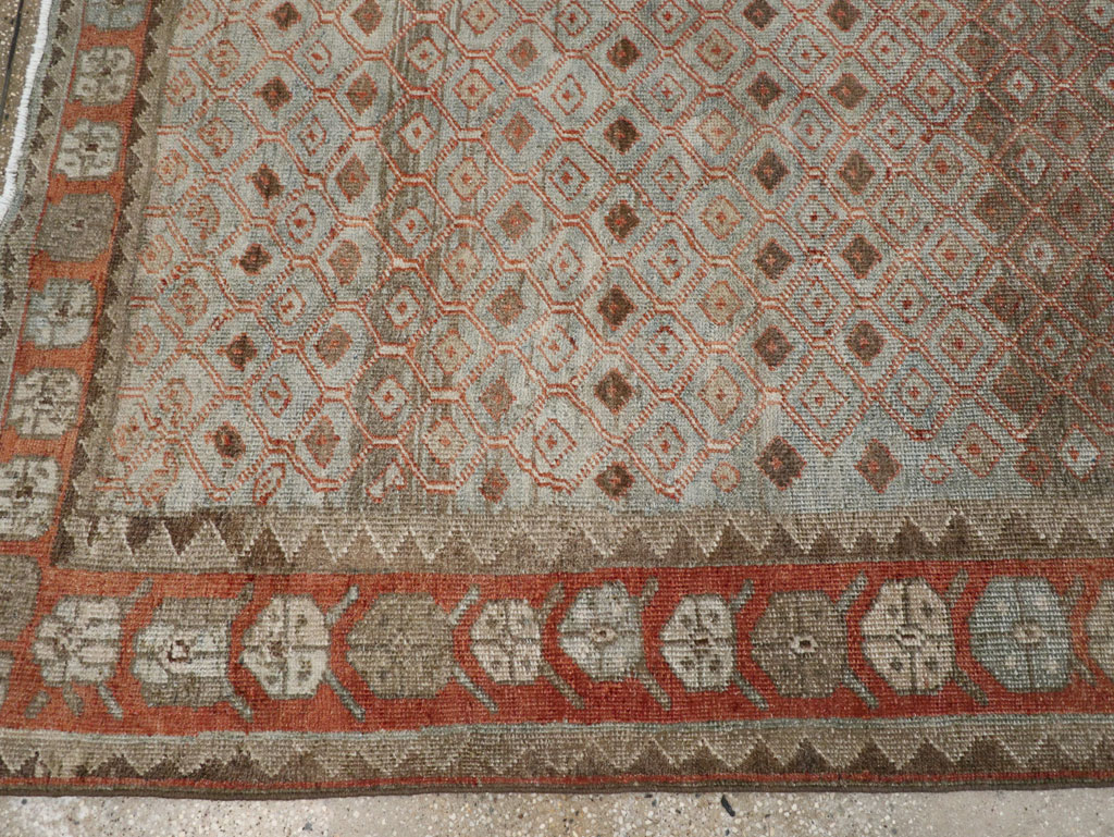 Vintage Persian Veece Accent Carpet, No.31228 - Staging