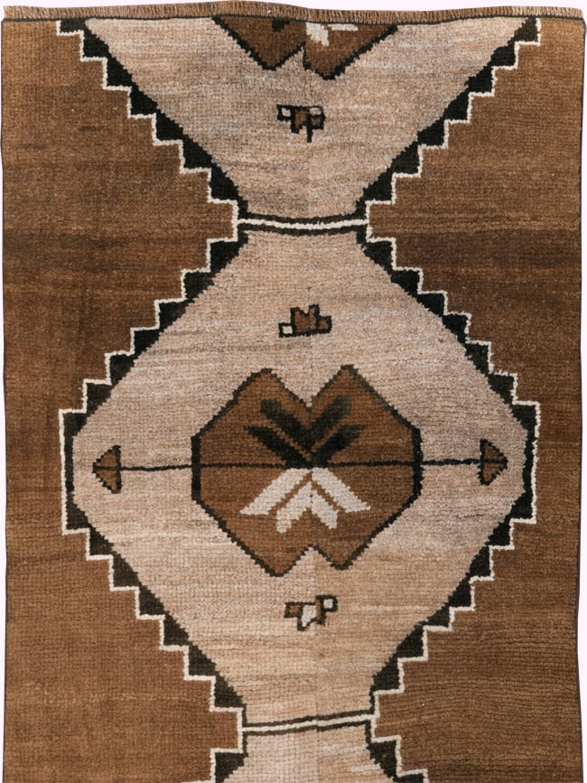 Vintage Turkish Anatolian Tribal Runner, No.31229 - Staging