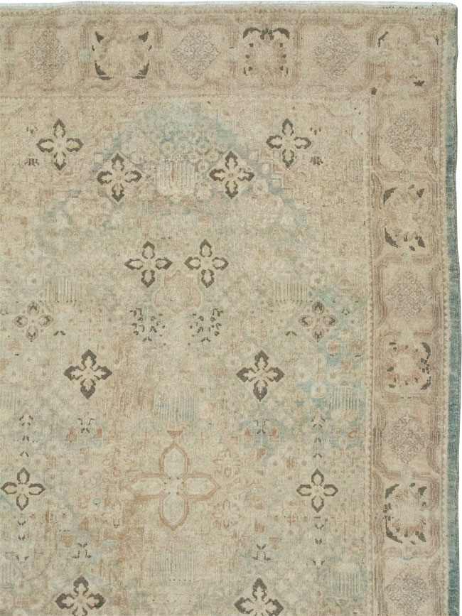 Vintage Persian Joshegan Room Size Carpet, No.31230 - Staging