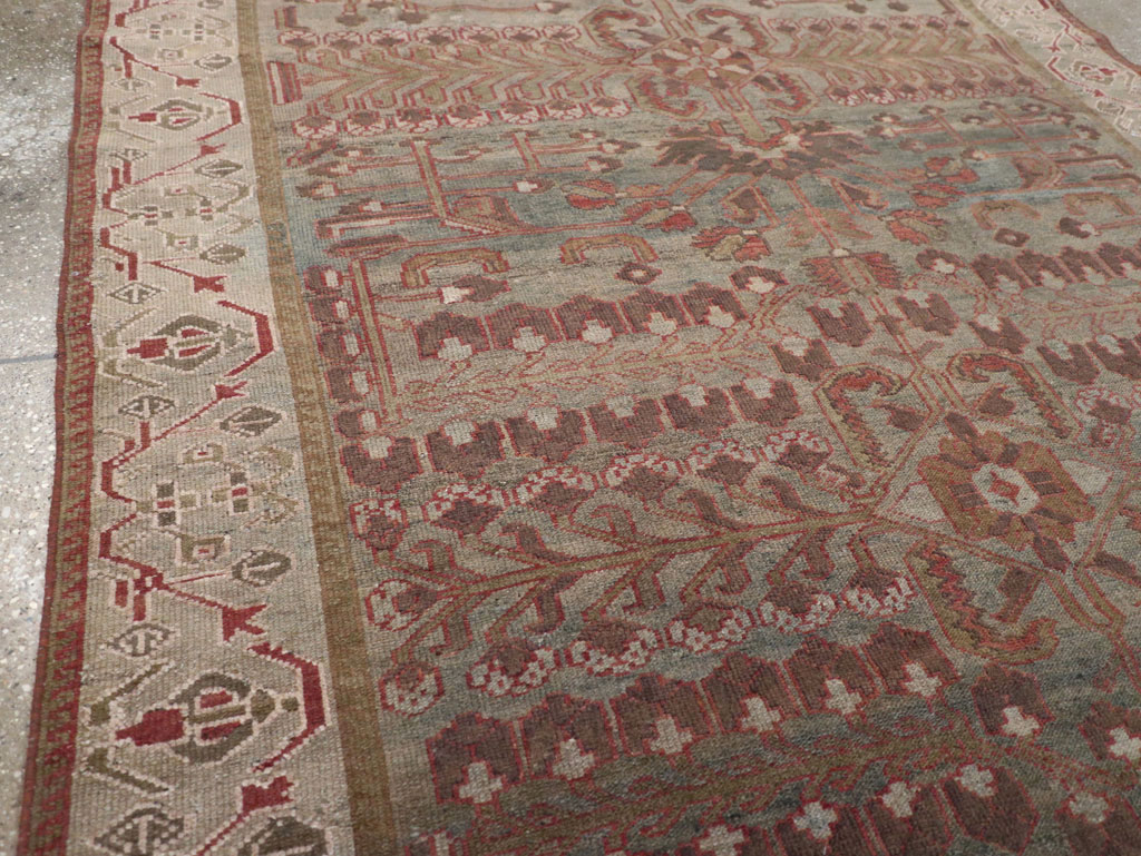 Antique Persian Bakhtiari Gallery Rug, No.31231 - Staging