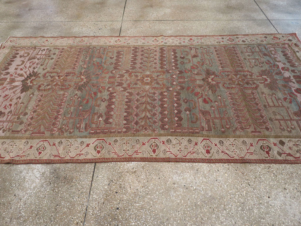 Antique Persian Bakhtiari Gallery Rug, No.31231 - Staging