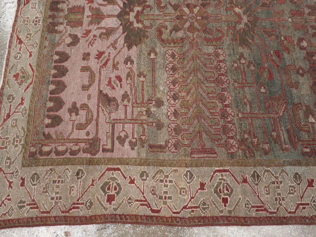 Antique Persian Bakhtiari Gallery Rug, No.31231 - Staging