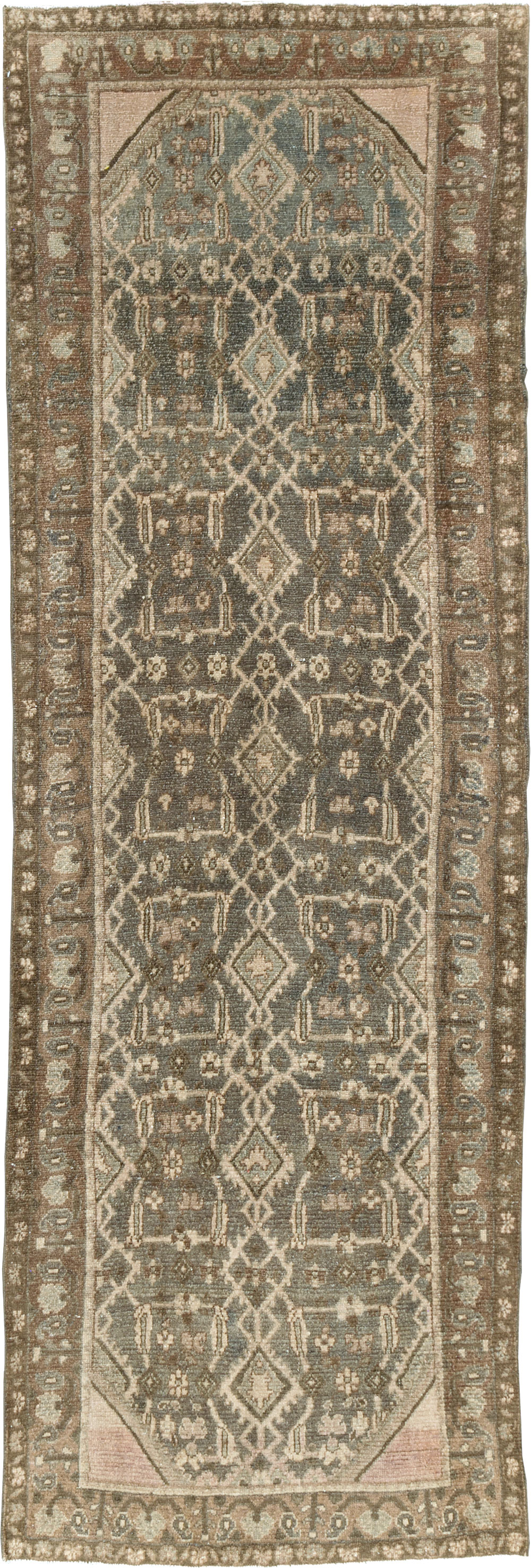 Vintage Persian Malayer Runner, No.31233 - Staging