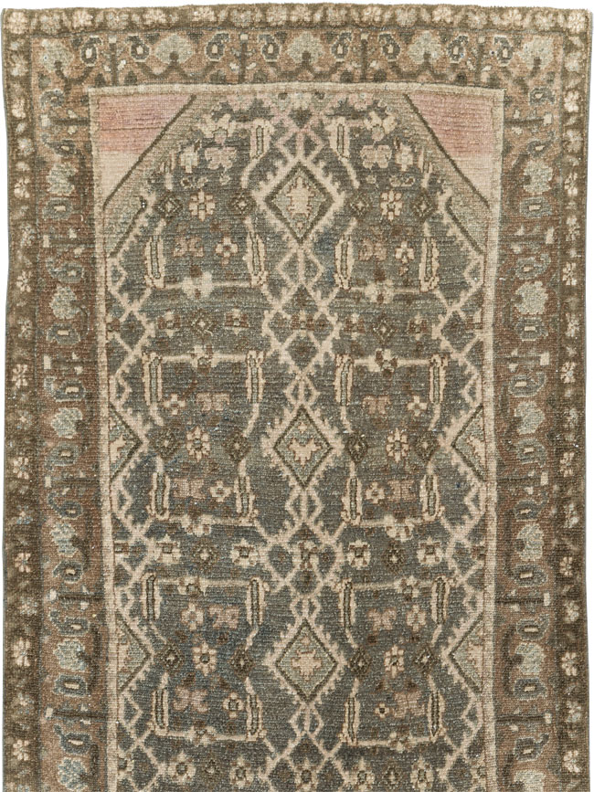 Vintage Persian Malayer Runner, No.31233 - Staging