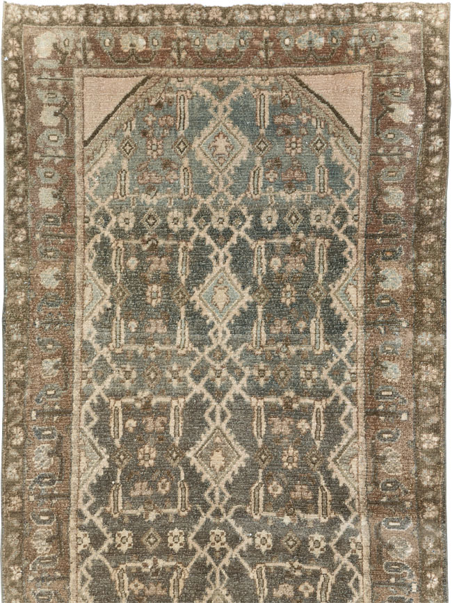 Vintage Persian Malayer Runner, No.31233 - Staging