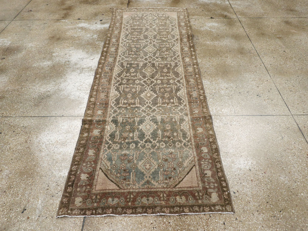 Vintage Persian Malayer Runner, No.31233 - Staging