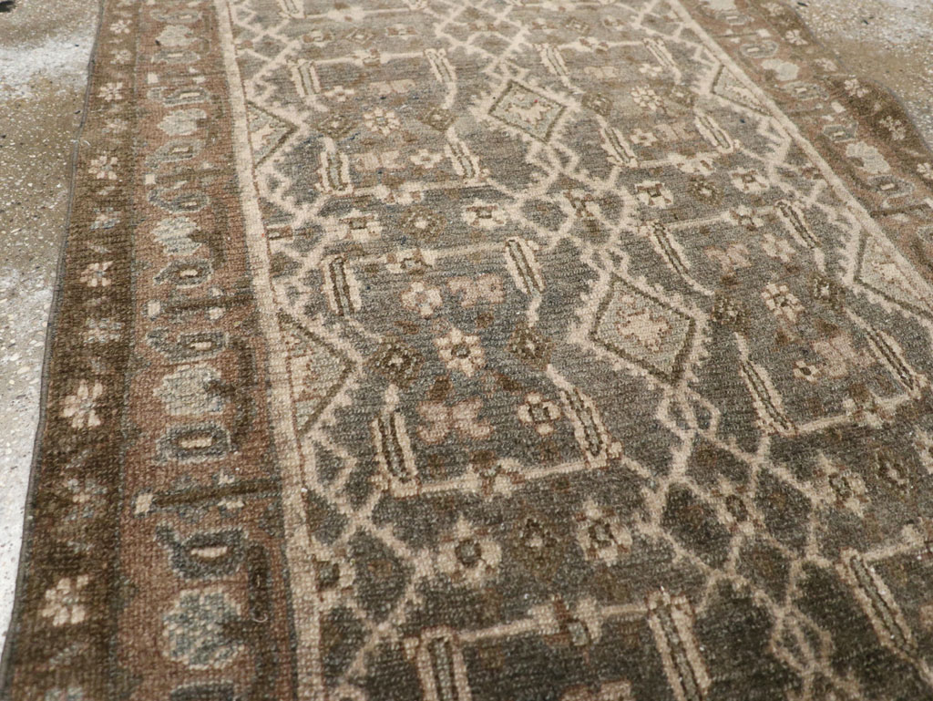Vintage Persian Malayer Runner, No.31233 - Staging