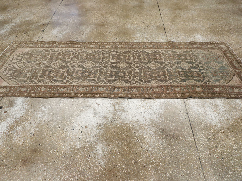 Vintage Persian Malayer Runner, No.31233 - Staging