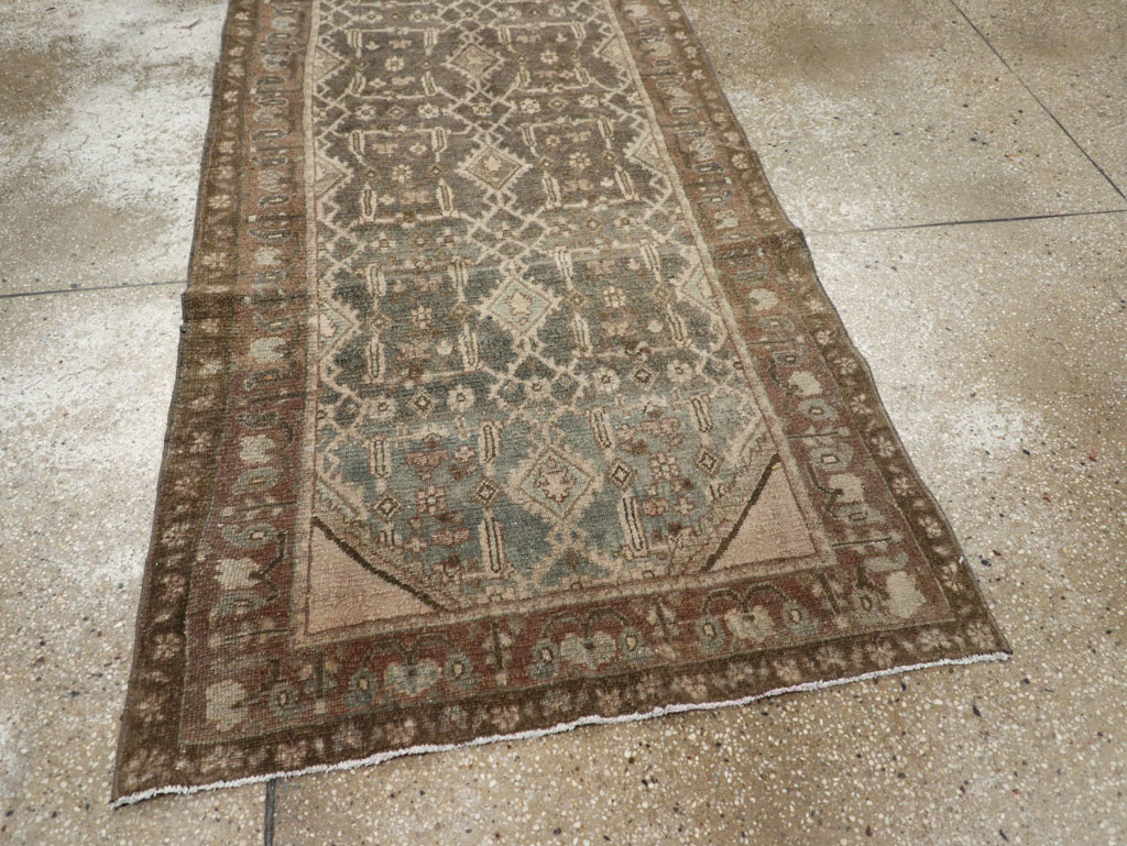 Vintage Persian Malayer Runner, No.31233 - Staging