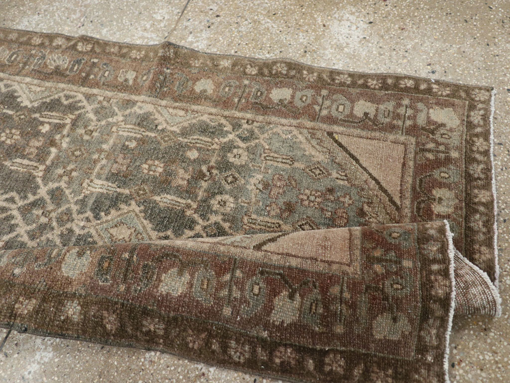 Vintage Persian Malayer Runner, No.31233 - Staging