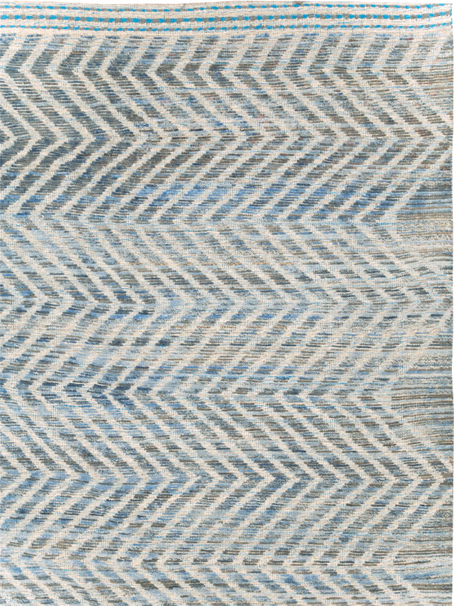 Modern Turkish Flatweave, No.31240 - Staging