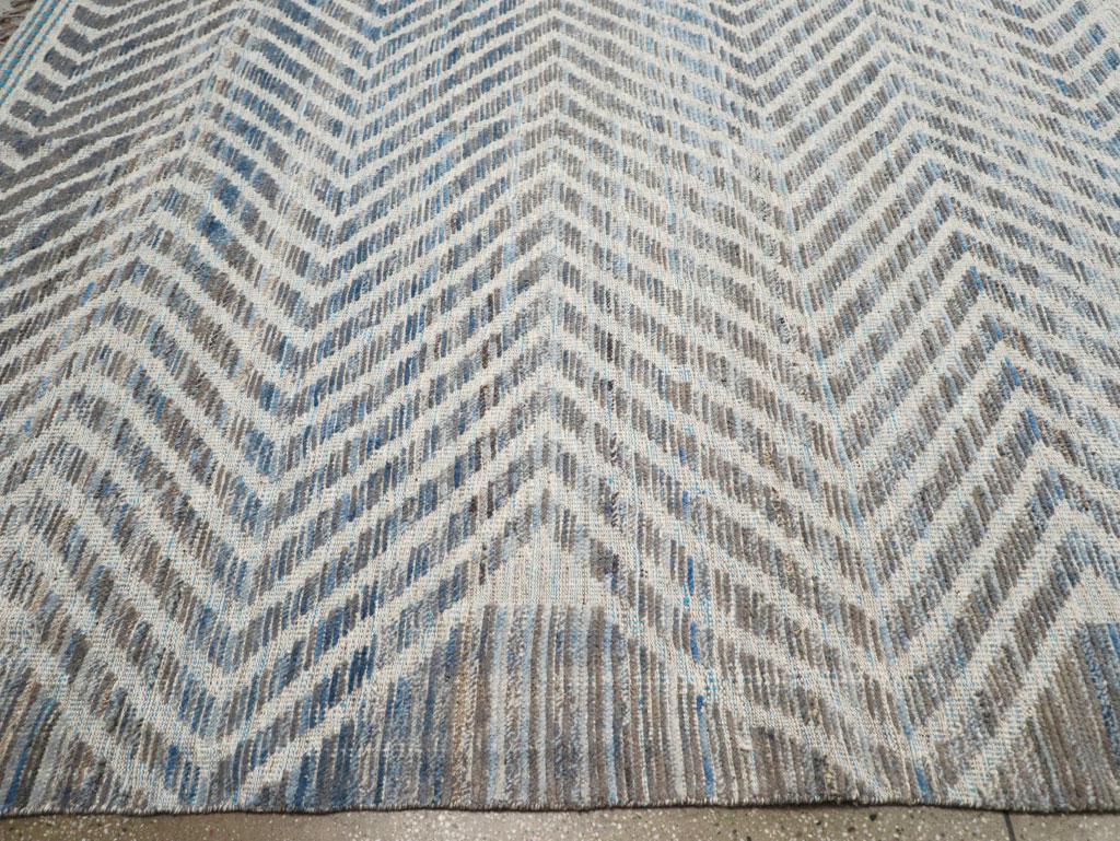 Modern Turkish Flatweave, No.31240 - Staging