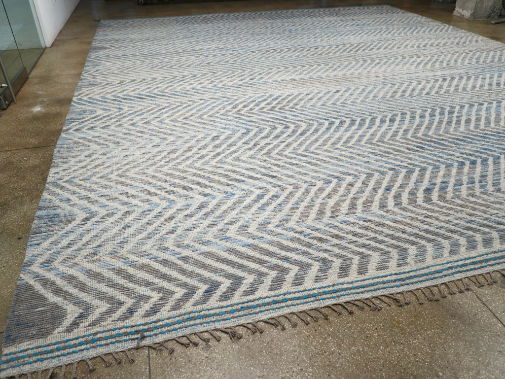 Modern Turkish Flatweave, No.31240 - Staging