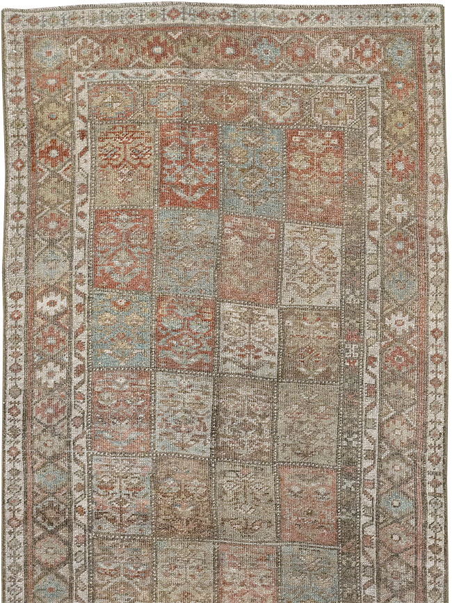 Antique Persian Kurd Bidjar Long Runner, No.31255 - Staging
