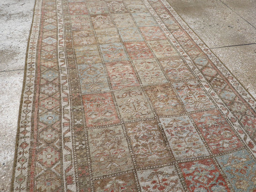 Antique Persian Kurd Bidjar Long Runner, No.31255 - Staging