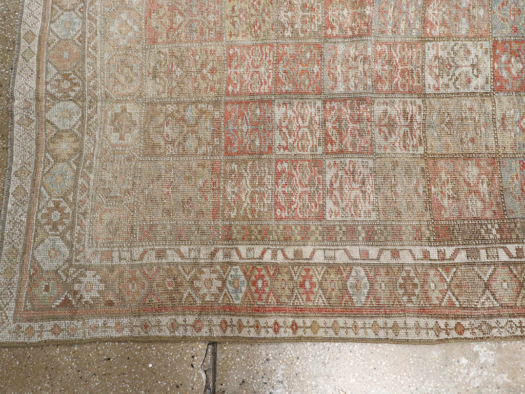 Antique Persian Kurd Bidjar Long Runner, No.31255 - Staging