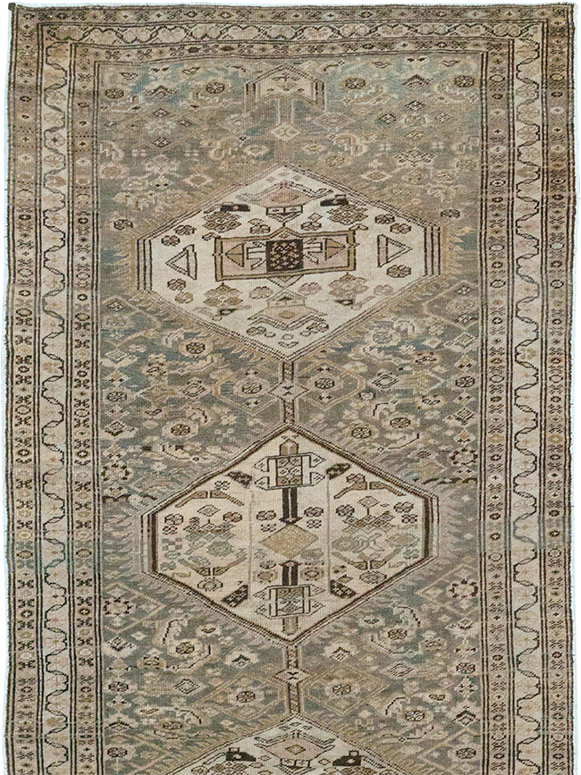 Vintage Persian Malayer Runner, No.31257 - Staging