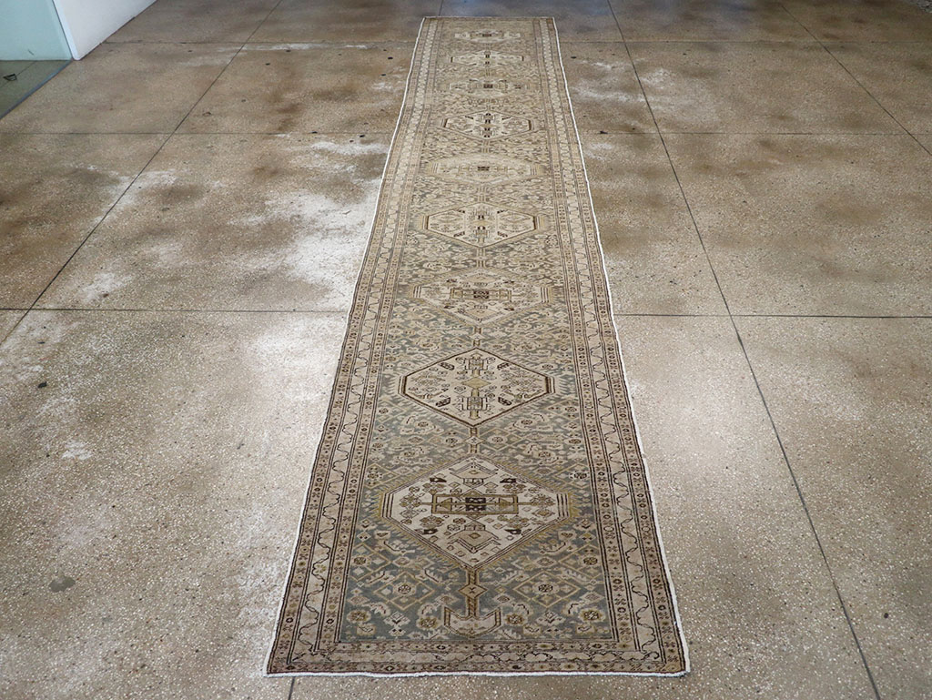 Vintage Persian Malayer Runner, No.31257 - Staging