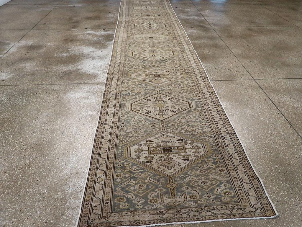 Vintage Persian Malayer Runner, No.31257 - Staging