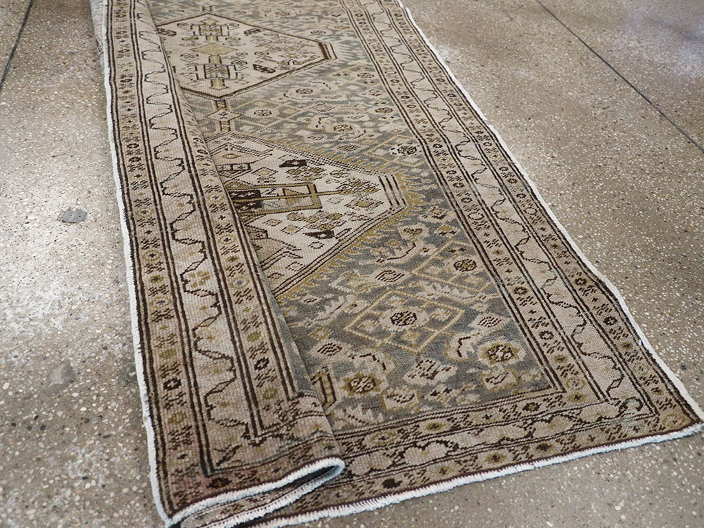 Vintage Persian Malayer Runner, No.31257 - Staging