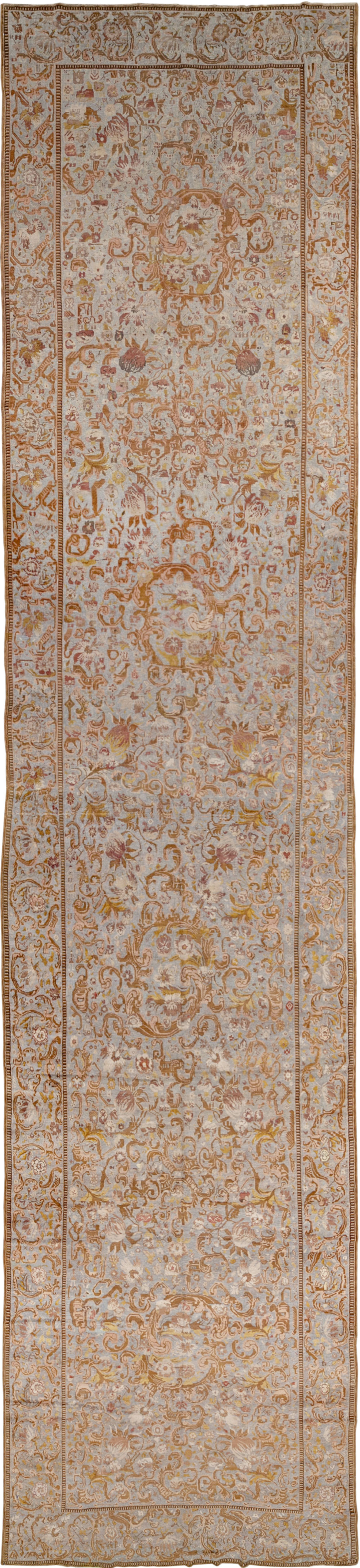 Antique Caucasian Karabagh Long and Narrow Carpet, No.31259 - Staging