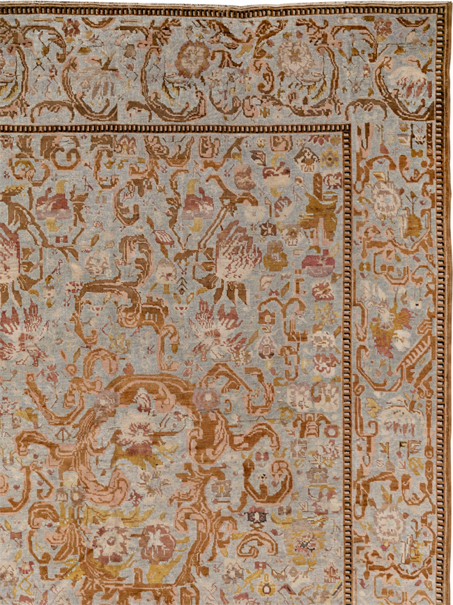 Antique Caucasian Karabagh Long and Narrow Carpet, No.31259 - Staging