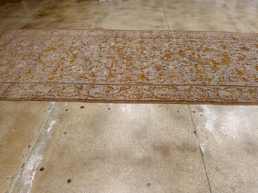 Antique Caucasian Karabagh Long and Narrow Carpet, No.31259 - Staging