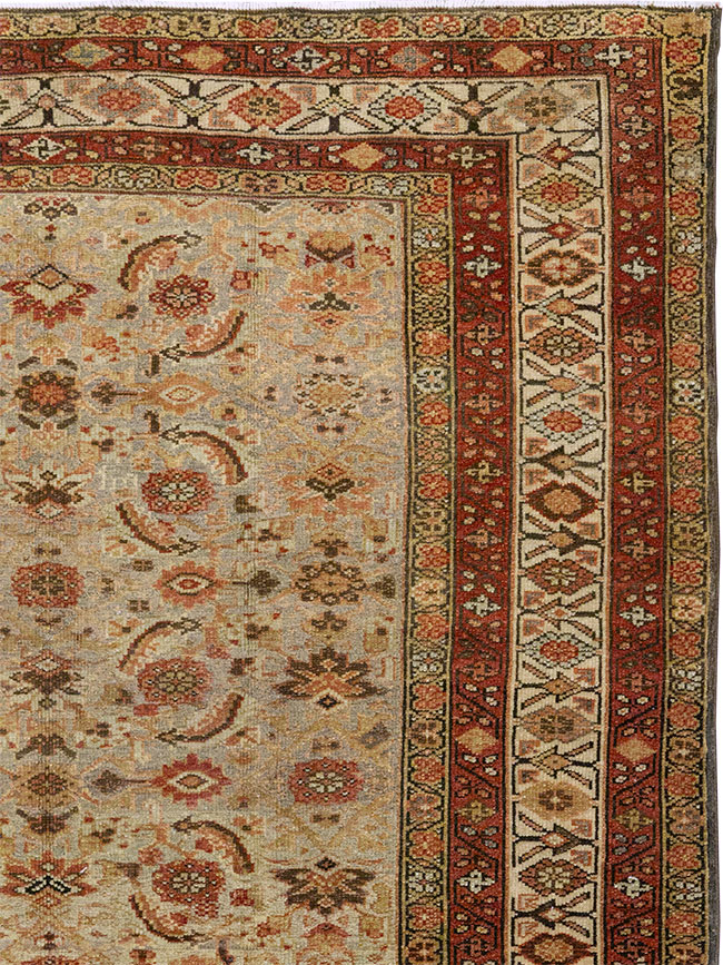 Antique Persian Kurdish Accent Rug, No.31261 - Staging