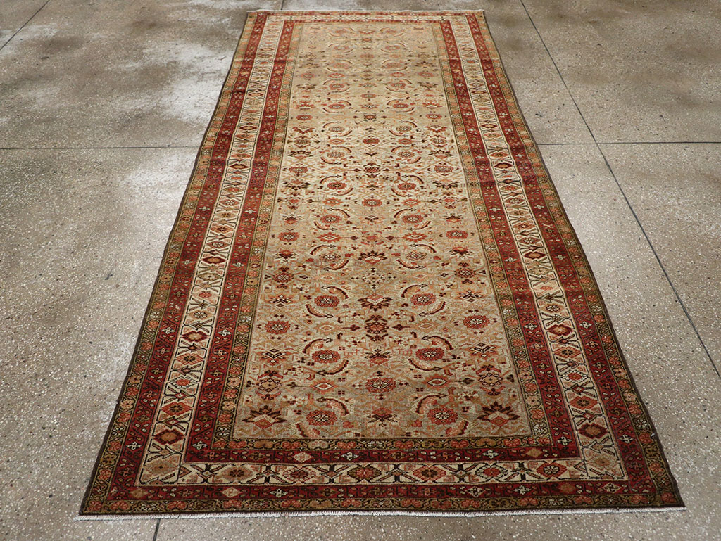 Antique Persian Kurdish Accent Rug, No.31261 - Staging