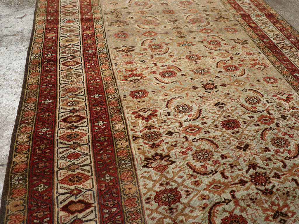 Antique Persian Kurdish Accent Rug, No.31261 - Staging