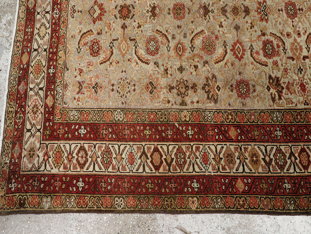 Antique Persian Kurdish Accent Rug, No.31261 - Staging