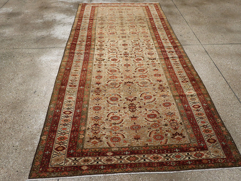 Antique Persian Kurdish Accent Rug, No.31261 - Staging