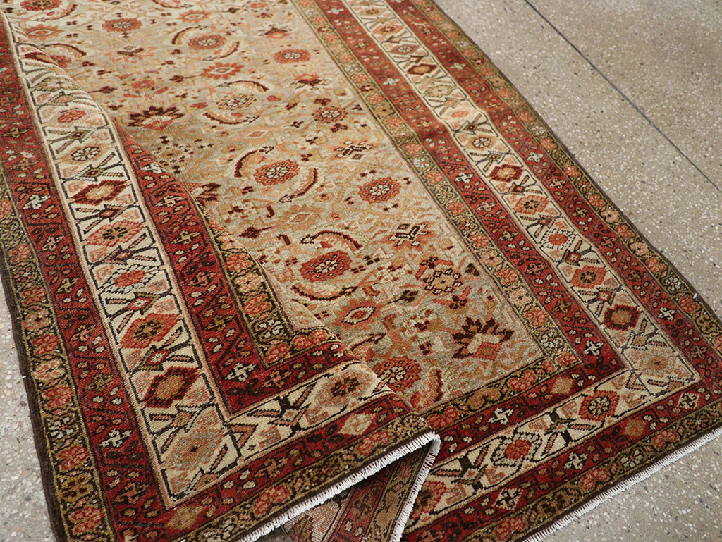 Antique Persian Kurdish Accent Rug, No.31261 - Staging