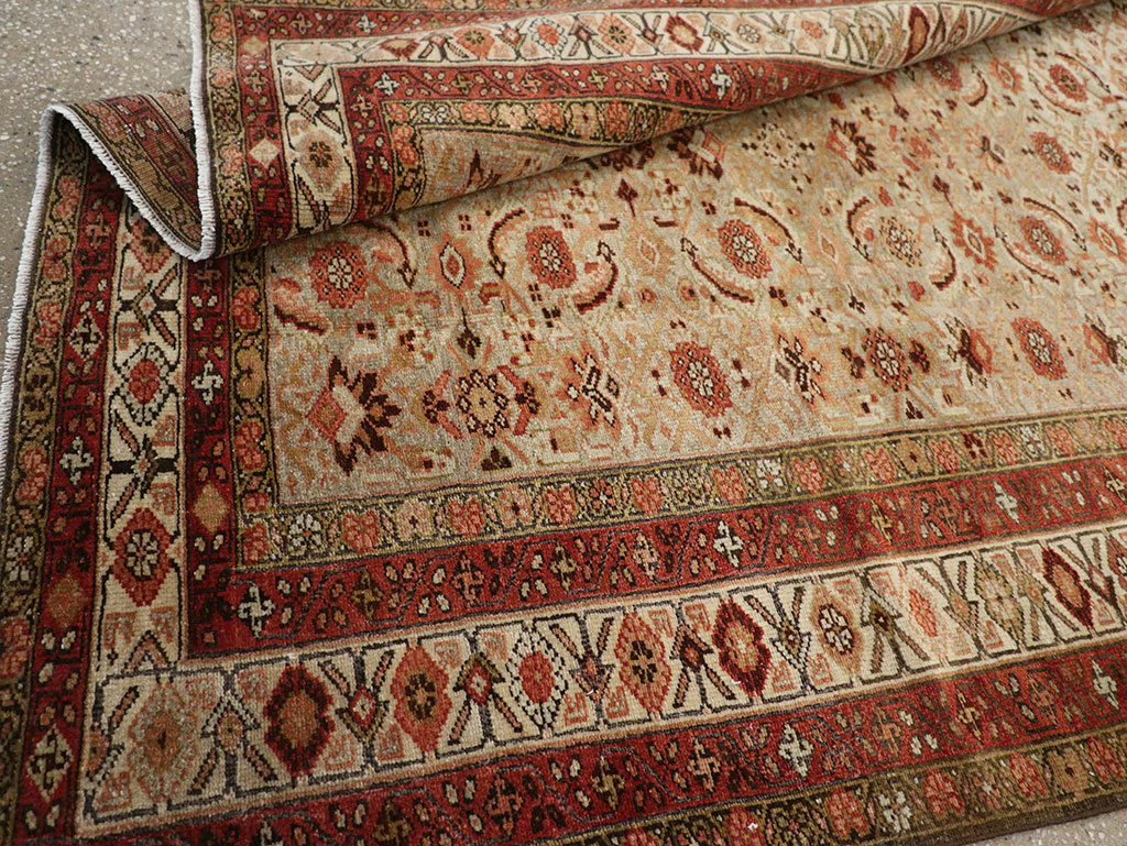 Antique Persian Kurdish Accent Rug, No.31261 - Staging