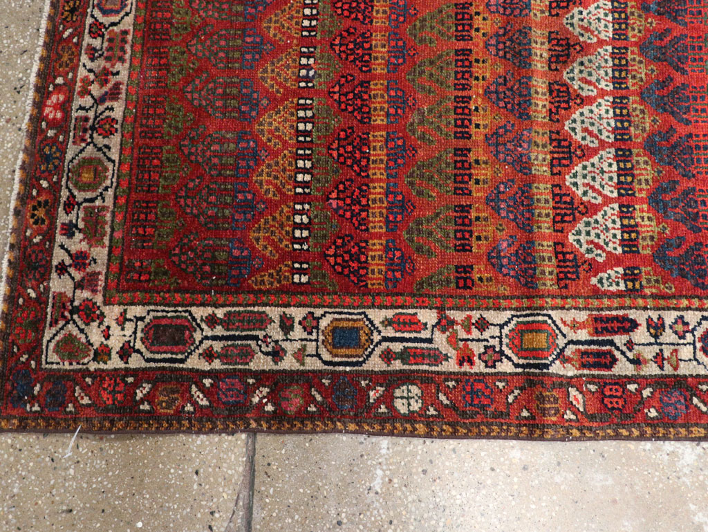 Antique Persian Malayer Long Runner, No.31265 - Staging