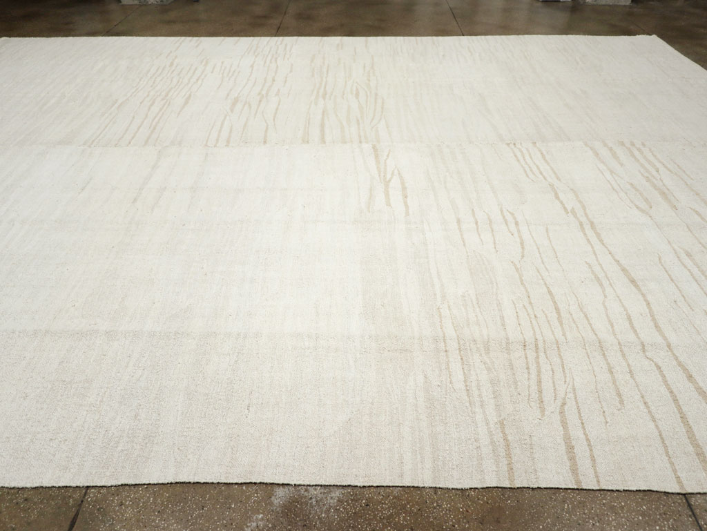 Vintage Turkish Flatweave Kilim Oversize Carpet, No.31267 - Staging