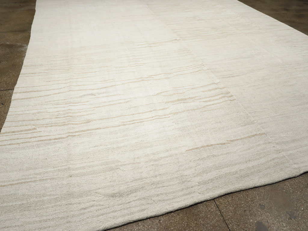 Vintage Turkish Flatweave Kilim Oversize Carpet, No.31267 - Staging