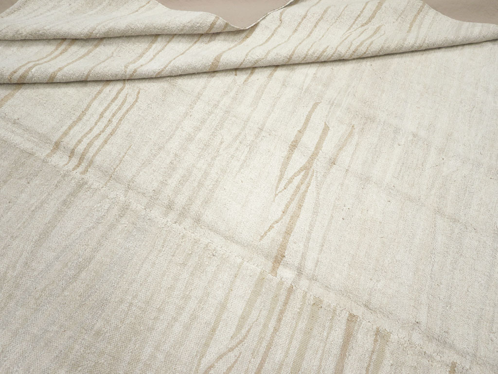 Vintage Turkish Flatweave Kilim Oversize Carpet, No.31267 - Staging